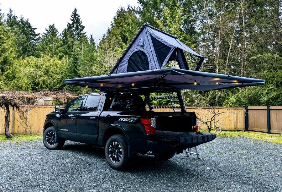 truck bed rack roof top tent bc canada