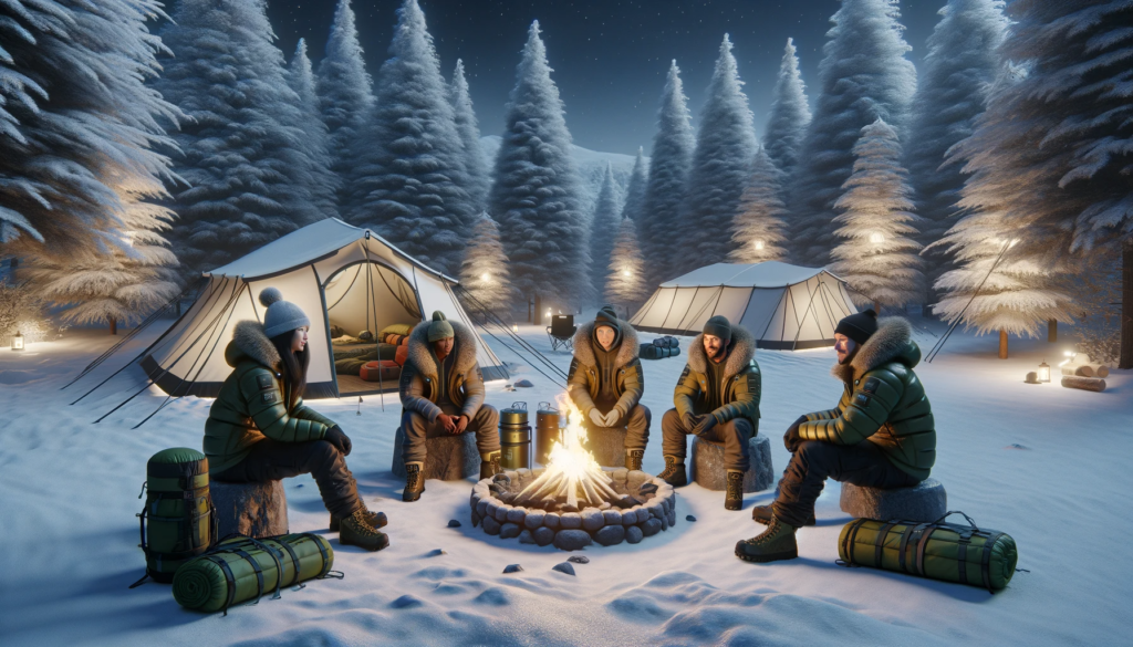 Winter Rooftop Camping Staying Warm and Safe