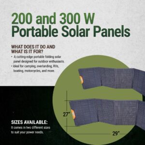 200 Watt Folding Solar Panels