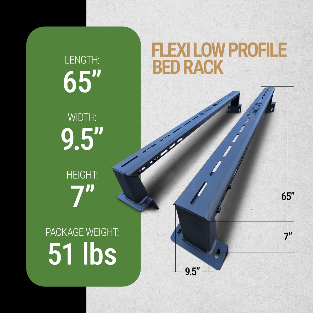 Extra Strong Low Profile Bed Cross Bar Racks