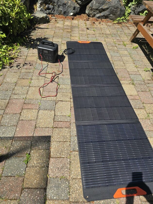 Folding Solar Panel 200W, Portable Power for Camping, Vans & Off-Grid Gear