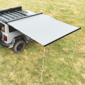 freestanding batwing awning