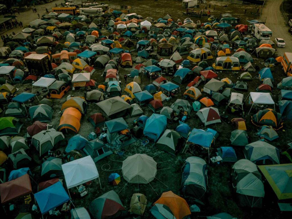 Music Festival Camping With Tents