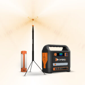 FlexiGlow LED Table Light Bundle + 300W Power Station