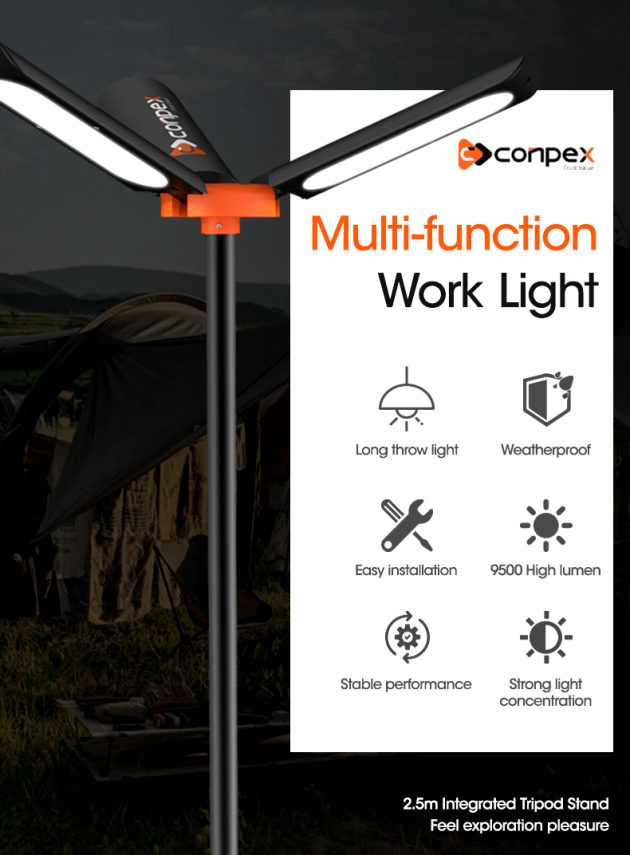 LED Camping Light with Tripod