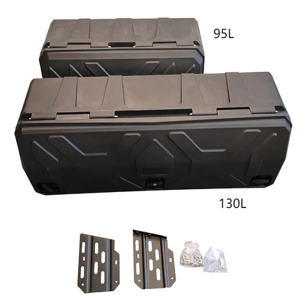 Overland Pod Truck Bed Rack System w/smaller pod boxes