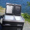 55L Portable Fridge Dual Zone Electric Cooler
