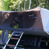 Roof tent awning on a truck
