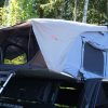 Rooftop awning on a truck