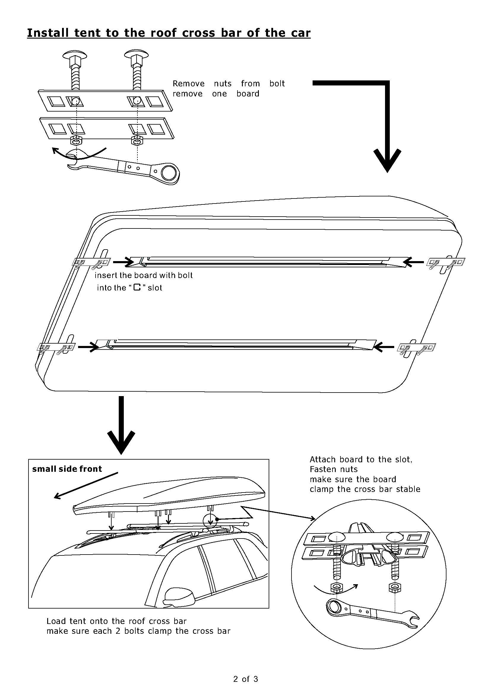 Black Hardshell Slim Roof Tent