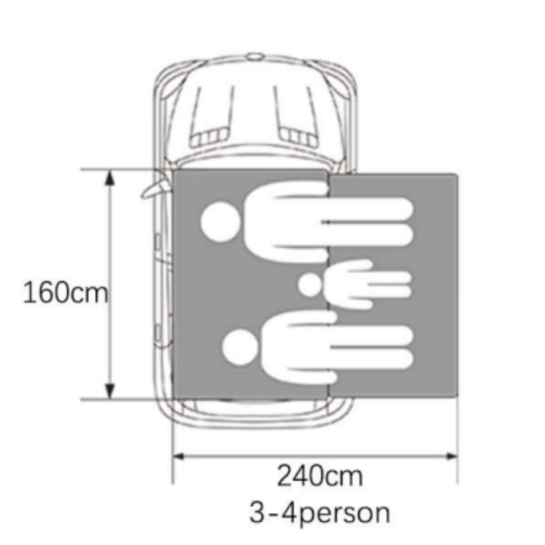 Extended Soft Shell Rooftop Tent 4–5 Person - Image 5