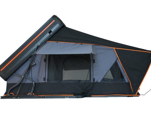 ridgeline rooftop tent on short bed truck