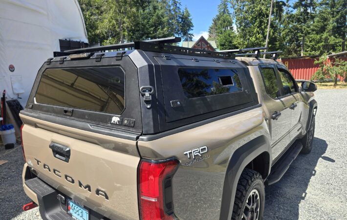 Aluminum Truck Canopy – Toyota Tacoma (2024+)