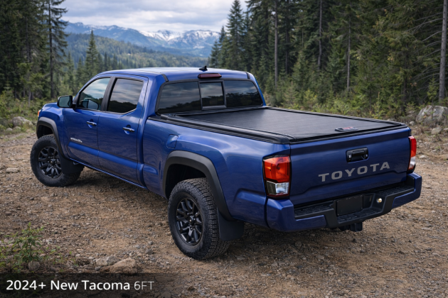 2024 TOYOTA Tacoma 6FT – Manual Retractable Tonneau Cover