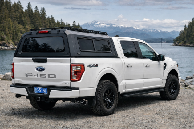 Ford F-150 aluminum canopy