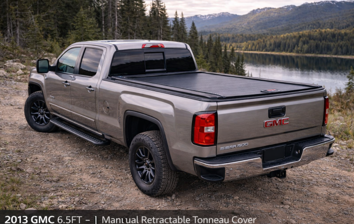 2013 GMC 6.6FT – Manual Retractable Tonneau Cover