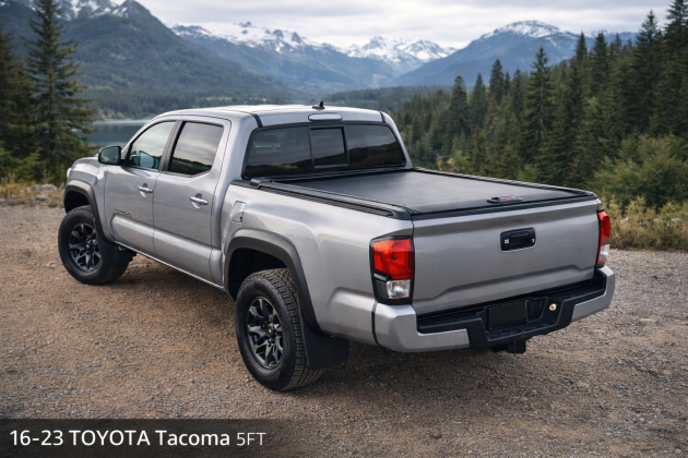 16–23 TOYOTA Tacoma 5FT – Manual Retractable Tonneau Cover