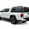 Toyota Tacoma with black overland canopy