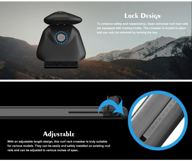 adjustable vehicle cross bars