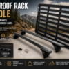 Jeep Wrangler Roof Platform Rack + Gladiator Square-End Roof Cross Bars Bundle