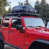 Jeep Wrangler Roof Platform Rack + Gladiator Square-End Roof Cross Bars Bundle